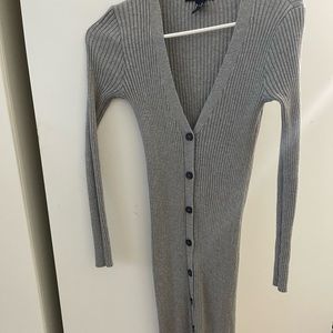 Knit Sweater Midi Dress